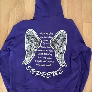 Supreme Purple Guardian Hoodie